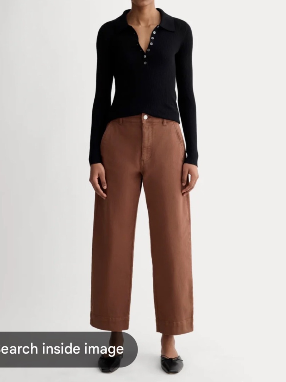 Everlane Utility Straight-Leg Pants in Rosewood